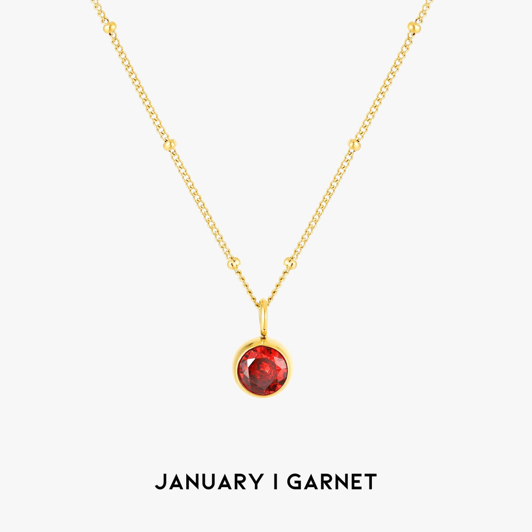 Birthstone Pendant Necklace