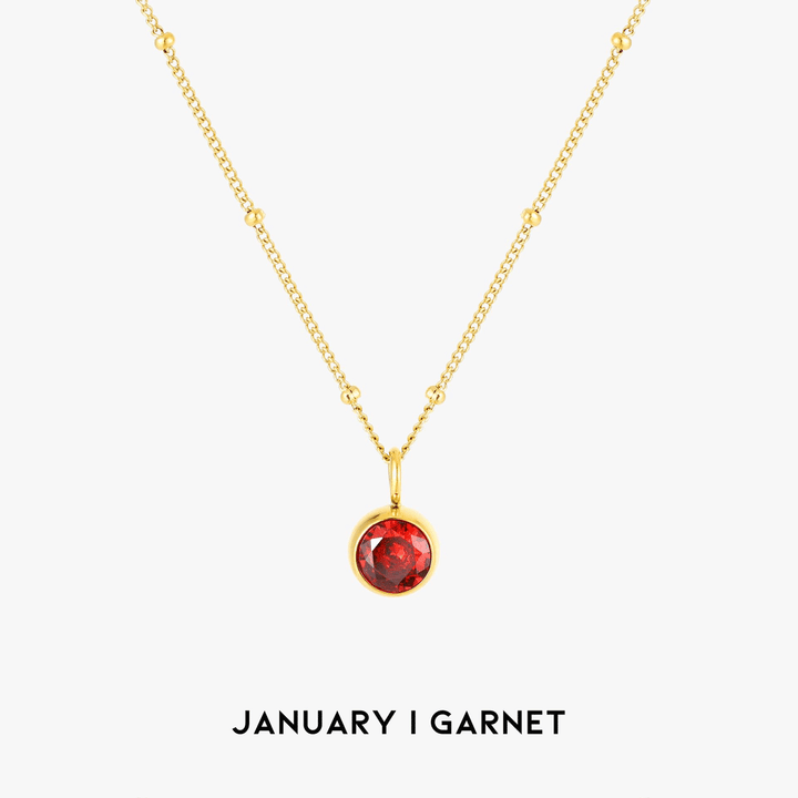 Birthstone Pendant Necklace