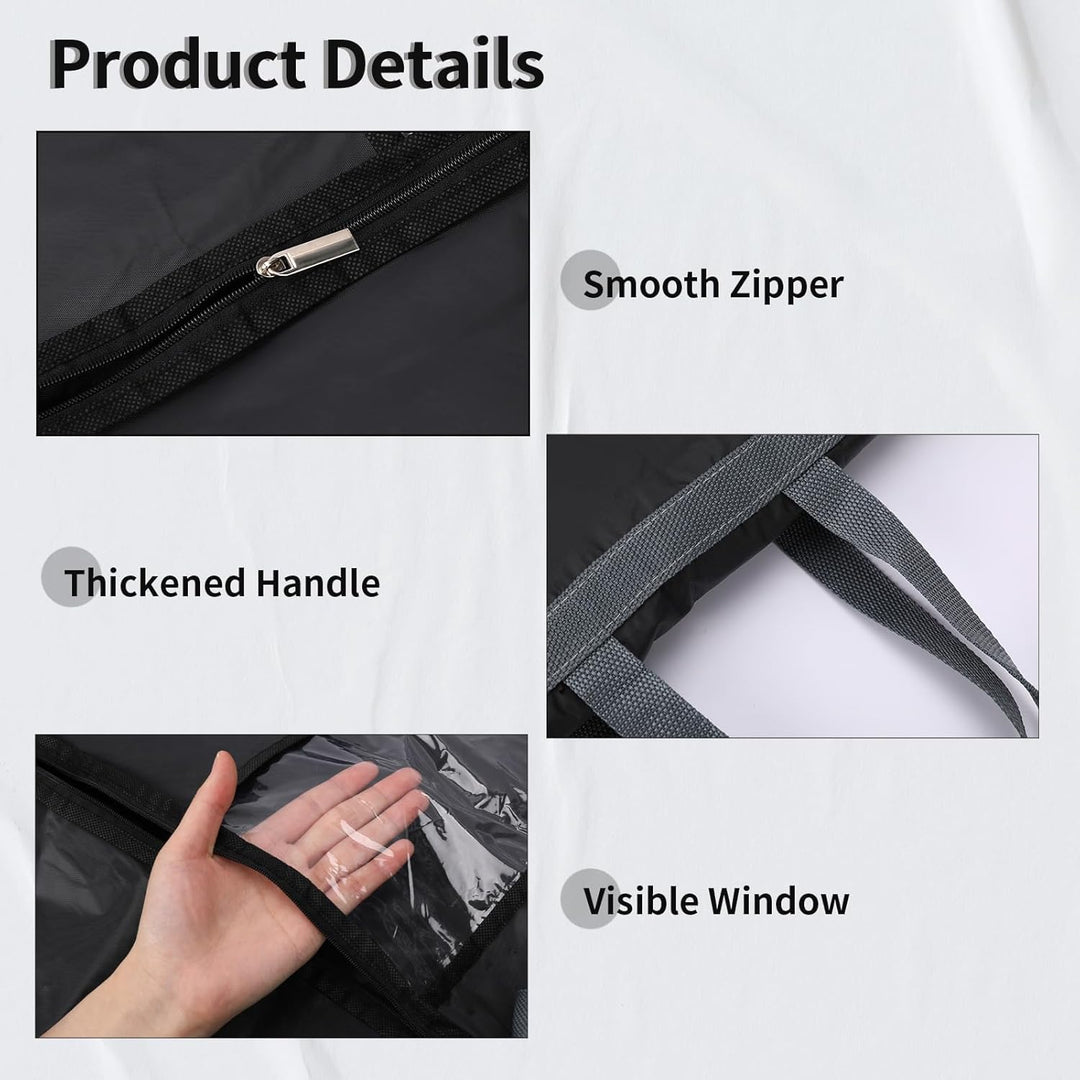 Kalsten | Long Garment Storage Cover – 180cm Dress Bag with Zipper & Window (Buy 1, Get 1 FREE)
