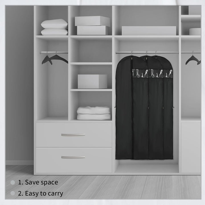 Kalsten | Long Garment Storage Cover – 180cm Dress Bag with Zipper & Window (Buy 1, Get 1 FREE)