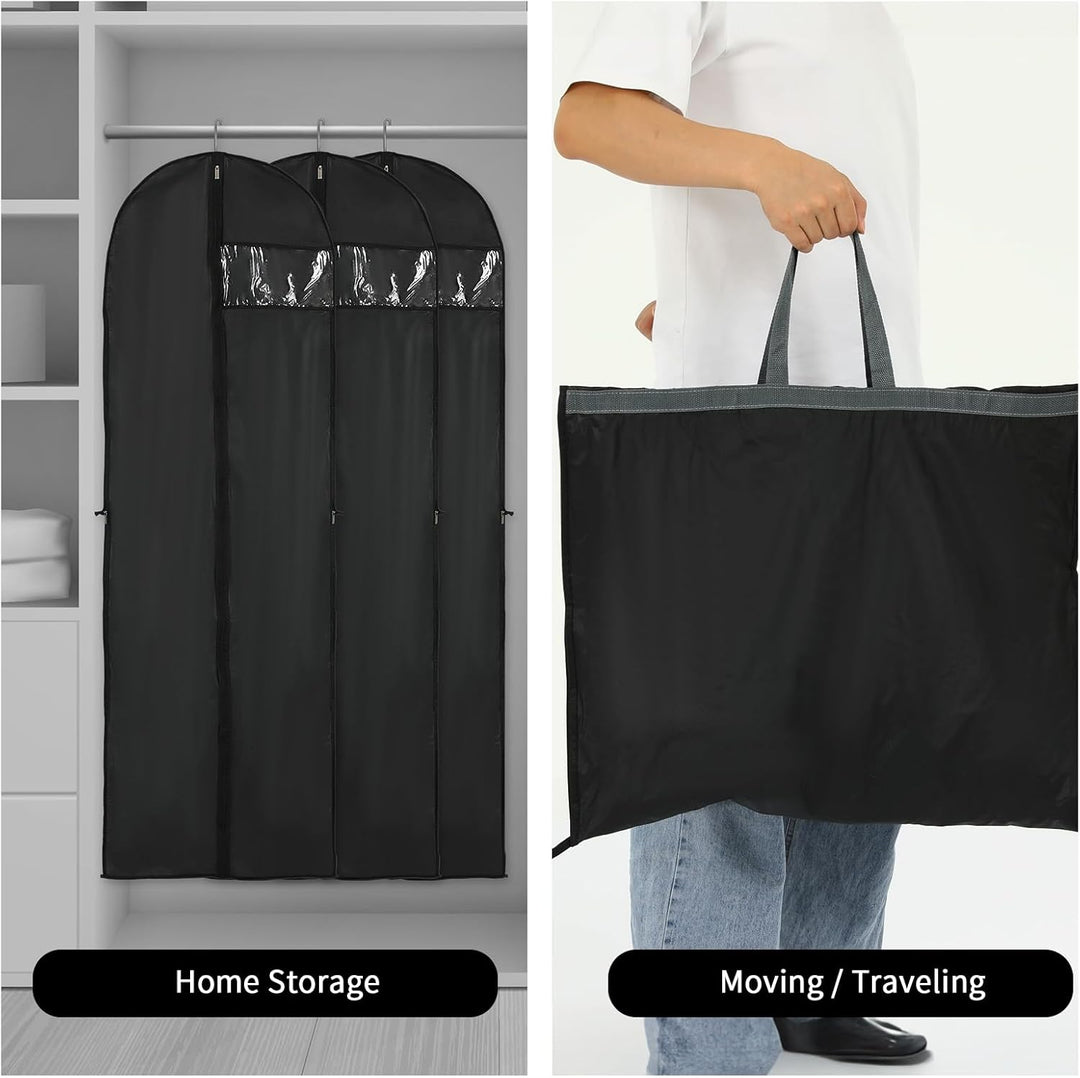 Kalsten | Long Garment Storage Cover – 180cm Dress Bag with Zipper & Window (Buy 1, Get 1 FREE)