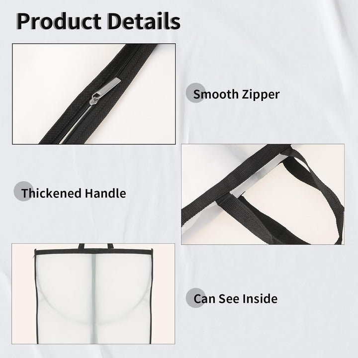 Kalsten | Long Garment Storage Cover – 180cm Dress Bag with Zipper & Window (Buy 1, Get 1 FREE)