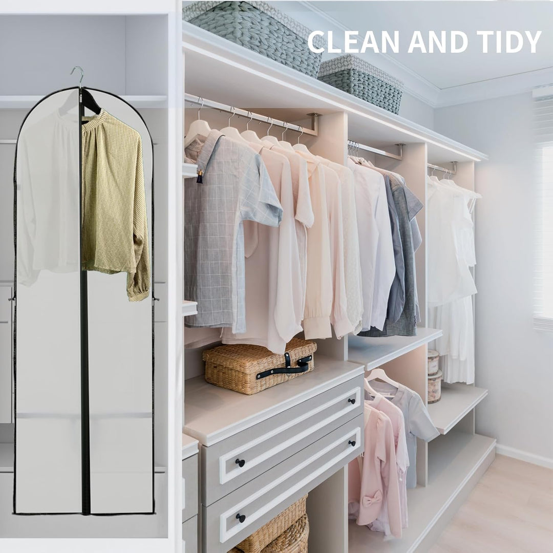 Kalsten | Long Garment Storage Cover – 180cm Dress Bag with Zipper & Window (Buy 1, Get 1 FREE)