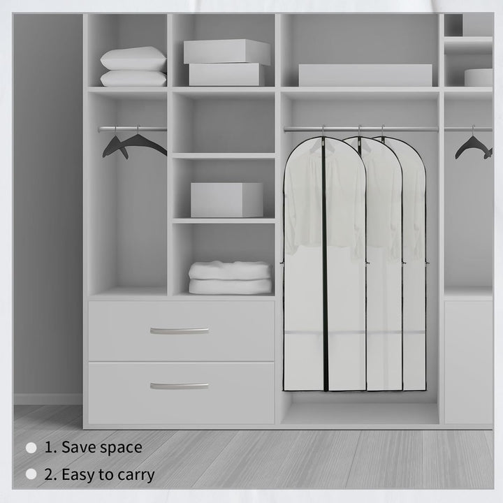Kalsten | Long Garment Storage Cover – 180cm Dress Bag with Zipper & Window (Buy 1, Get 1 FREE)