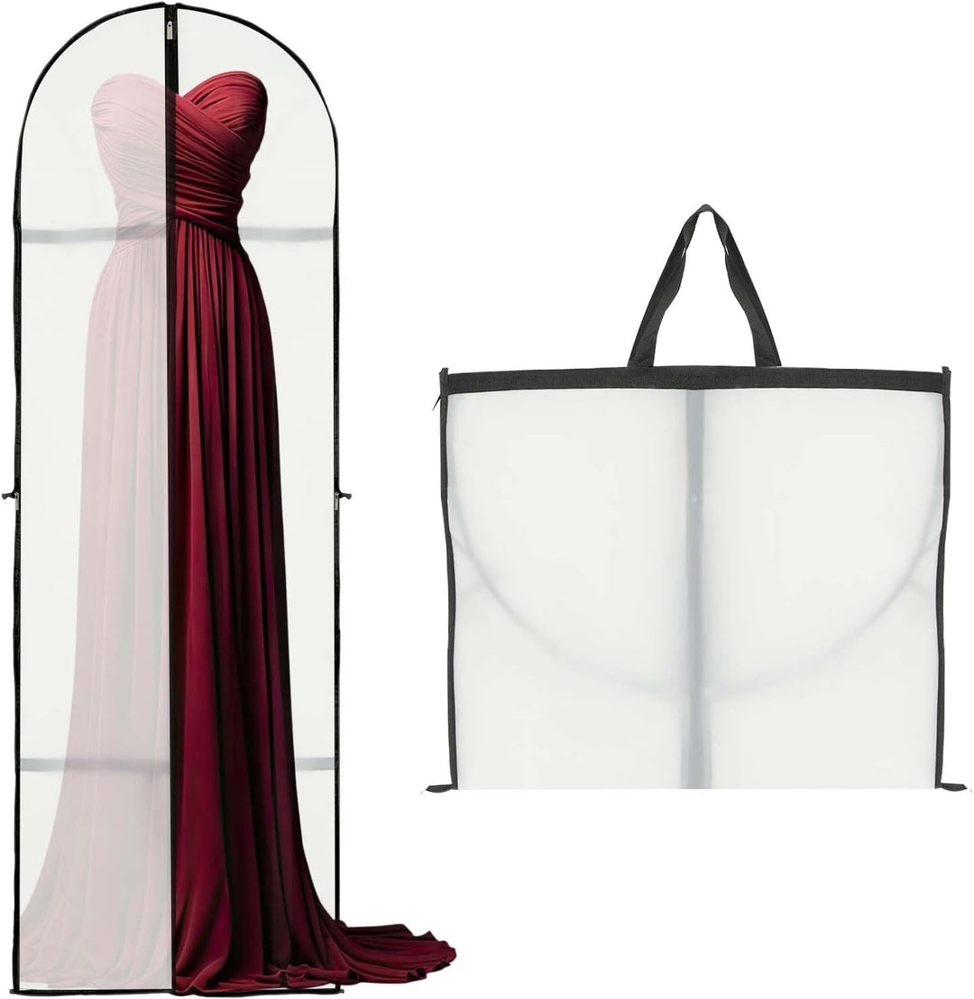 Kalsten | Long Garment Storage Cover – 180cm Dress Bag with Zipper & Window (Buy 1, Get 1 FREE)