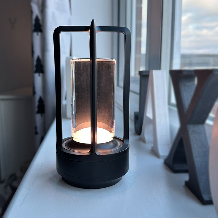 Wireless Vintage Lantern Table Lamp | Kalsten