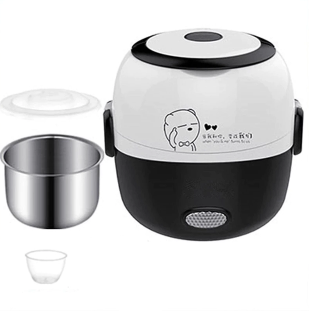 Kalsten | SteamMate Electric Lunch Box – Cooking, Steaming & Keeping Warm – 1L – 200W