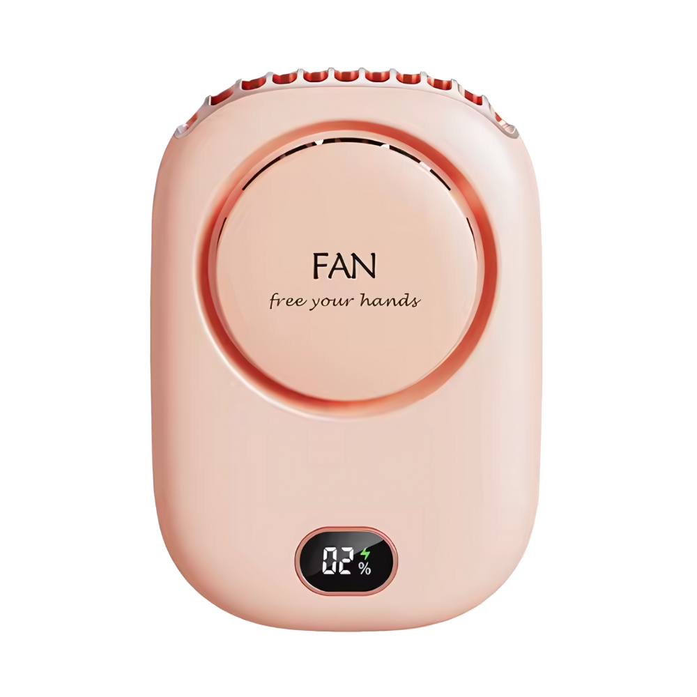 Bladeless Adjustable Portable Neck Fan -White - Ozerty