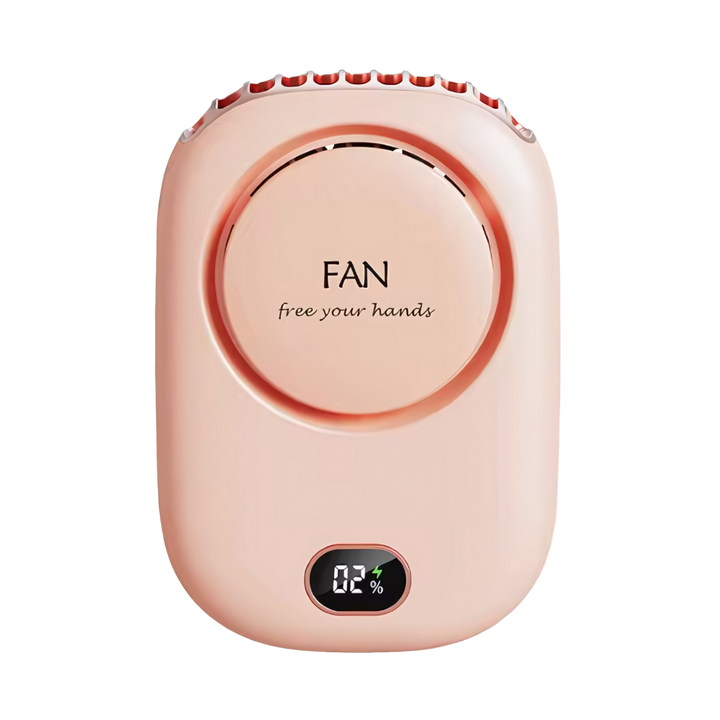 Bladeless Adjustable Portable Neck Fan -White - Ozerty