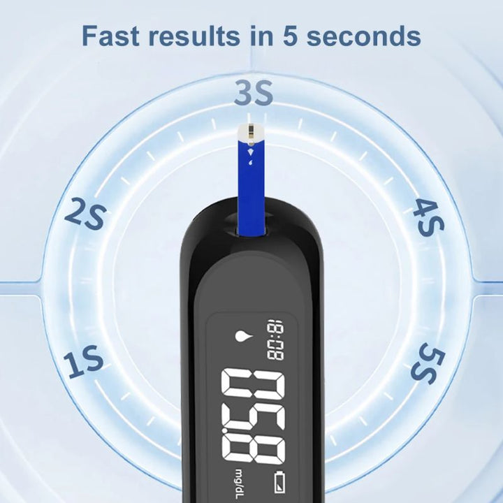 Kalsten | Blood Glucose Monitor Kit with Test Strips and Lancets