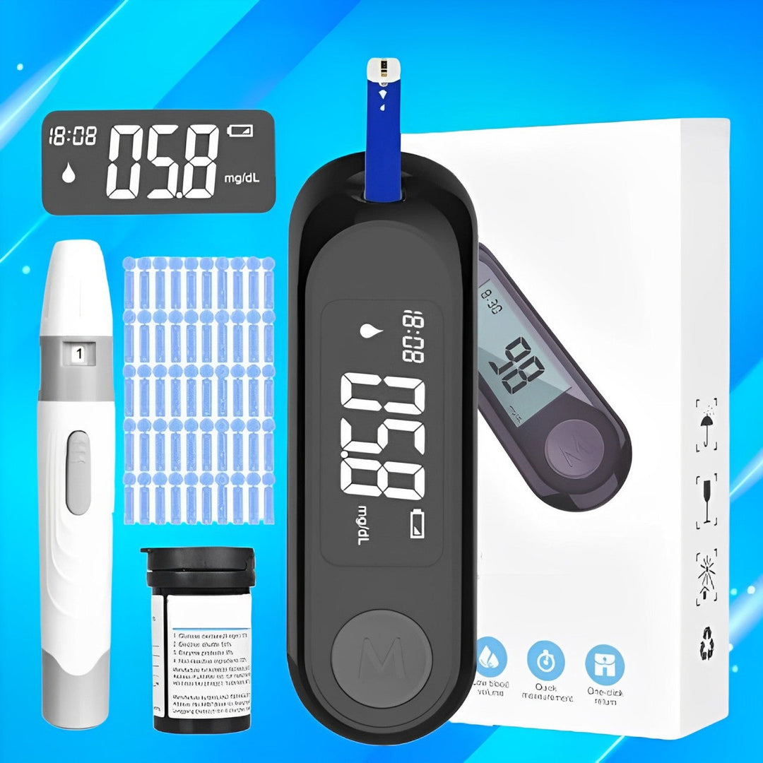 Kalsten | Blood Glucose Monitor Kit with Test Strips and Lancets