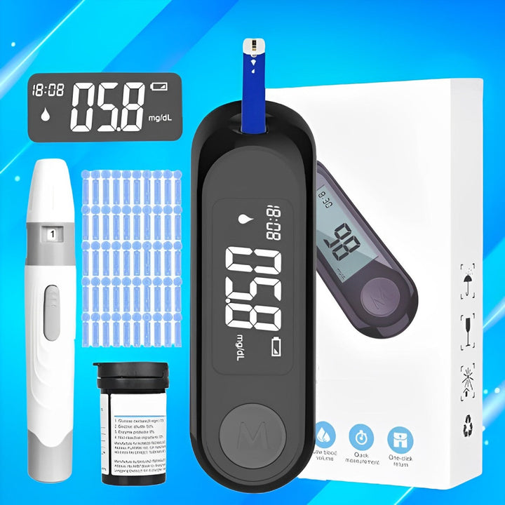Kalsten | Blood Glucose Monitor Kit with Test Strips and Lancets