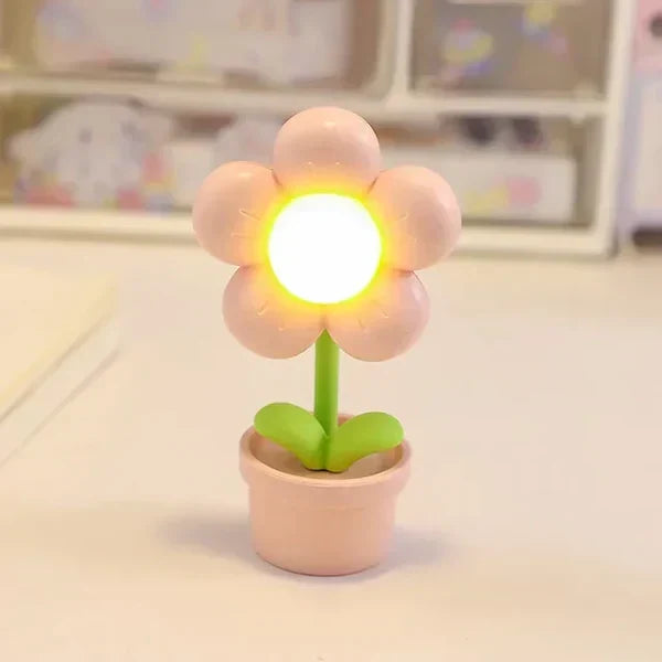 BlossomGlow Small Flower Soothing Table Lamp | Kalsten