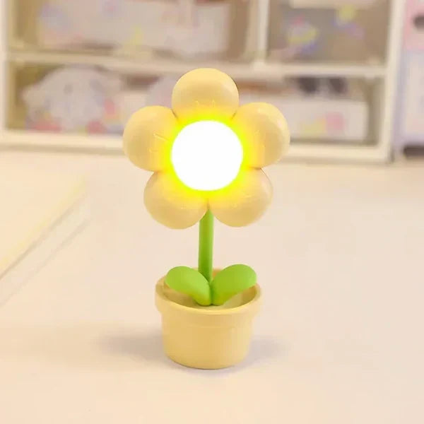 BlossomGlow Small Flower Soothing Table Lamp | Kalsten