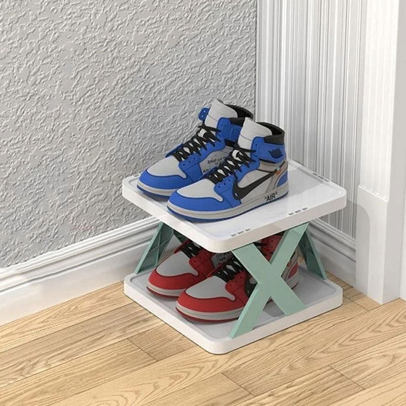Modern multi-tiered shoe rack