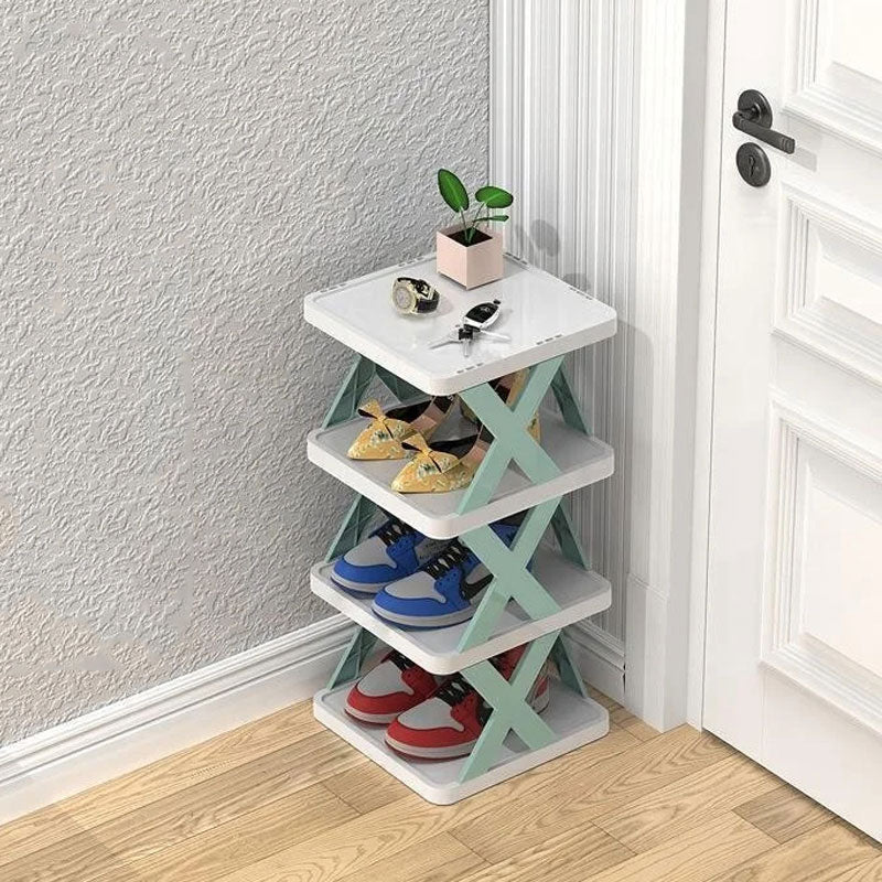 Modern multi-tiered shoe rack