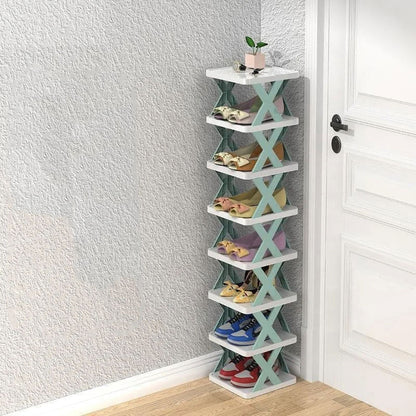Modern multi-tiered shoe rack