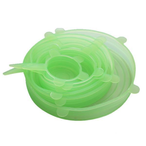Kalsten | Air Tight Silicone Food Safety Lids (Set of 6)