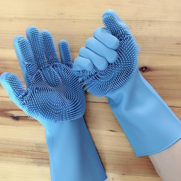 Magic Silicone Cleaning Gloves (in Pair) | Kalsten