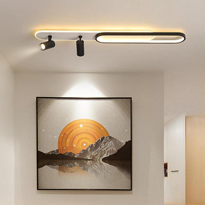 Spotlight Rectangles Metal Modernist Style Design Flush Mount Lighting LED Ceiling Light | Kalsten