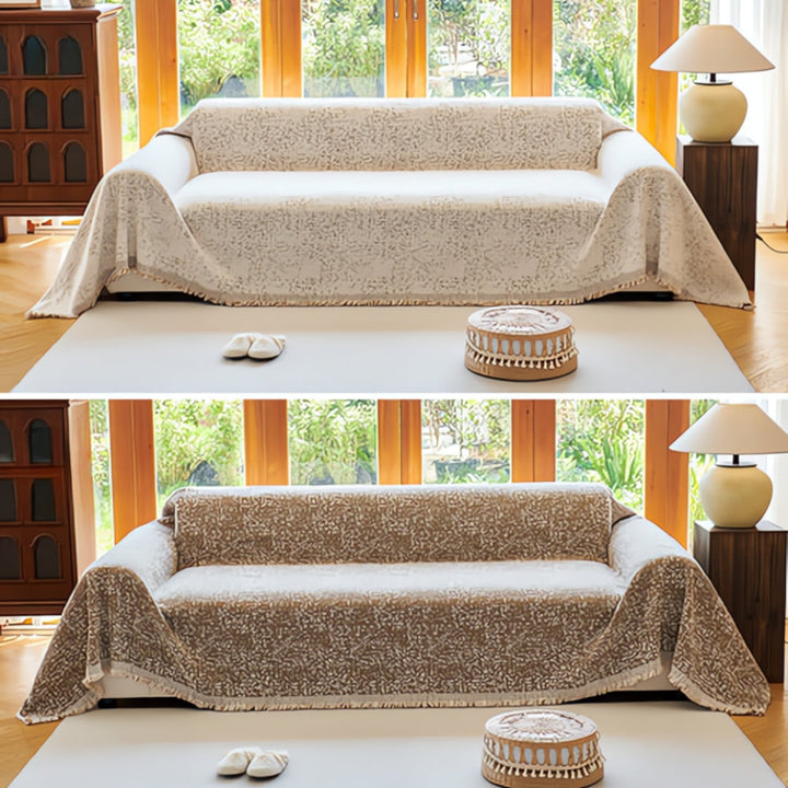 Reversible Boho Cotton Sofa Cover Kalsten