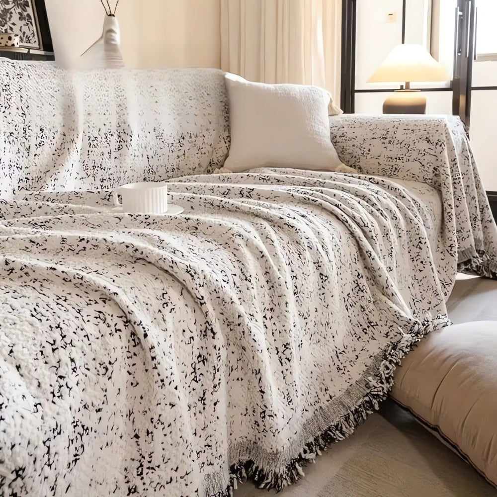 Reversible Boho Cotton Sofa Cover Kalsten