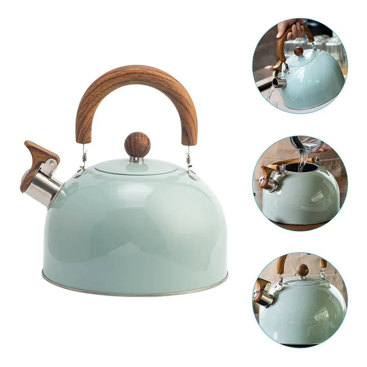Kalsten | BOILVIA – 3L Whistling Stainless Kettle with Comfort Grip Handle