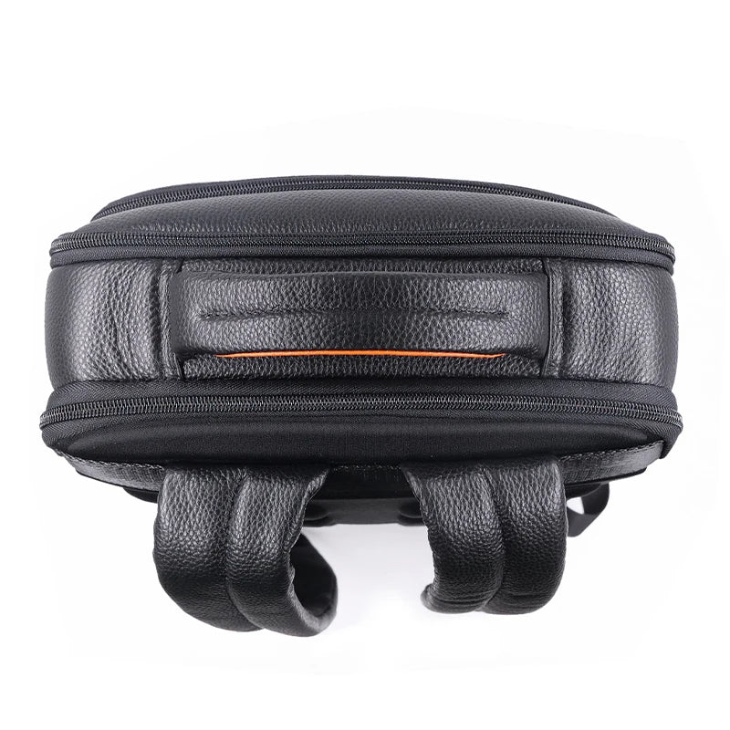 Premium Leather Backpack with Fingerprint Lock – Men’s Anti-Theft Backpack | Kalsten