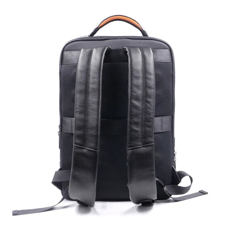 Premium Leather Backpack with Fingerprint Lock – Men’s Anti-Theft Backpack | Kalsten