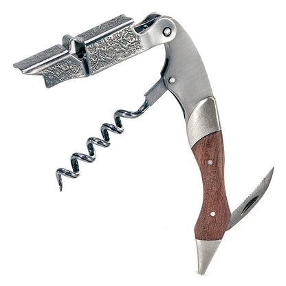 Bottle Opener and Foil Cutter Gift for Wine Lovers Wine Corkscrew | Skanto