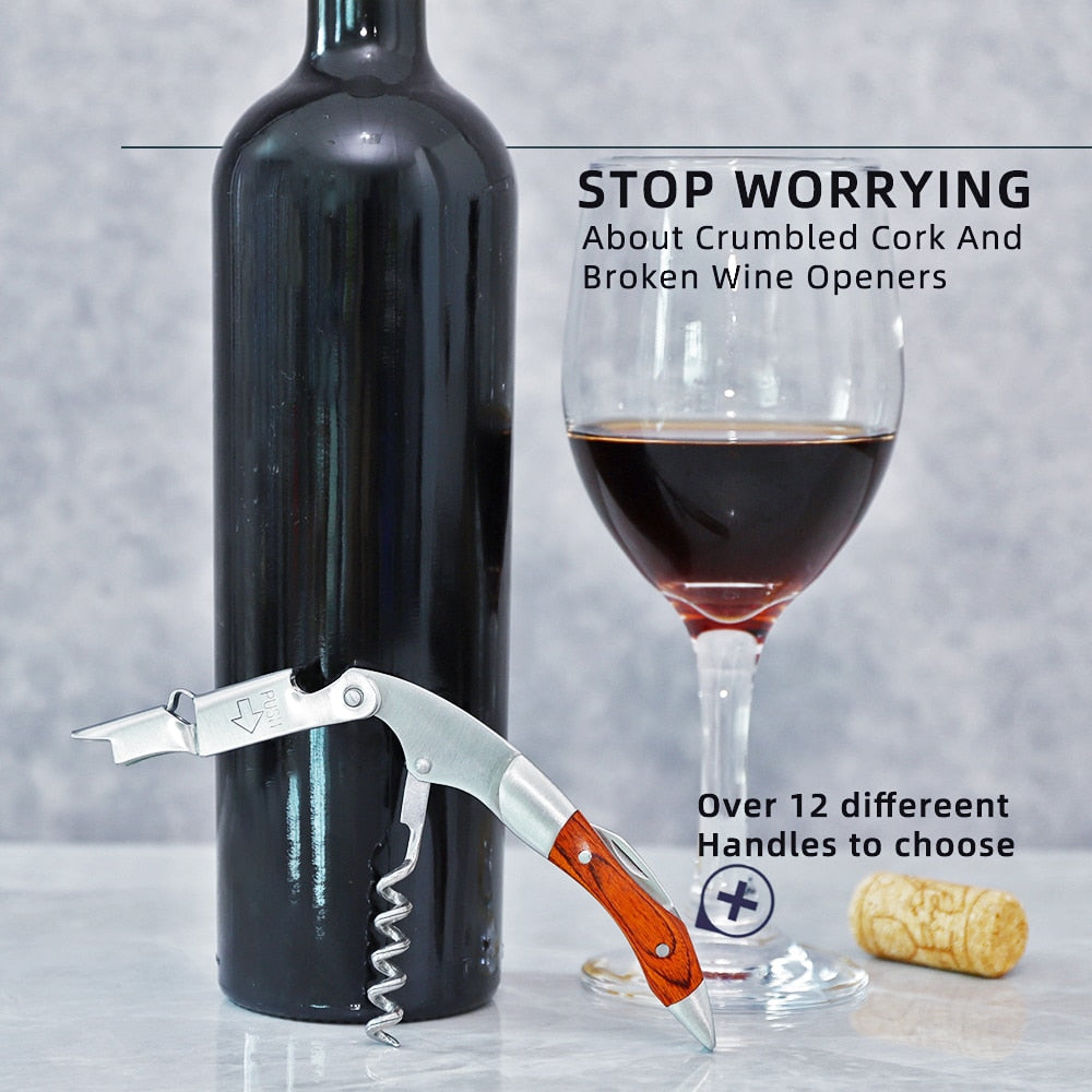 Bottle Opener and Foil Cutter Gift for Wine Lovers Wine Corkscrew | Skanto