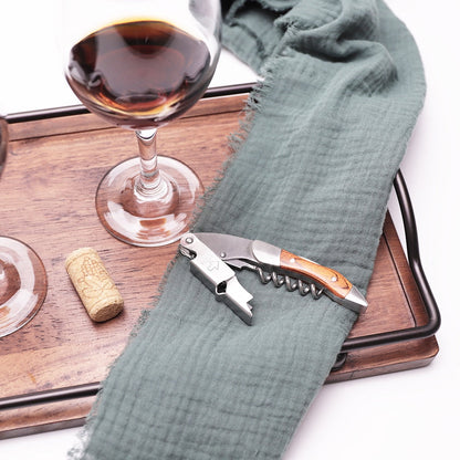 Bottle opener and foil cutter gift for wine lovers wine corkscrew | Karnz