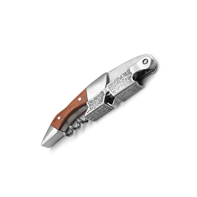 Bottle Opener and Foil Cutter Gift for Wine Lovers Wine Corkscrew | Skanto