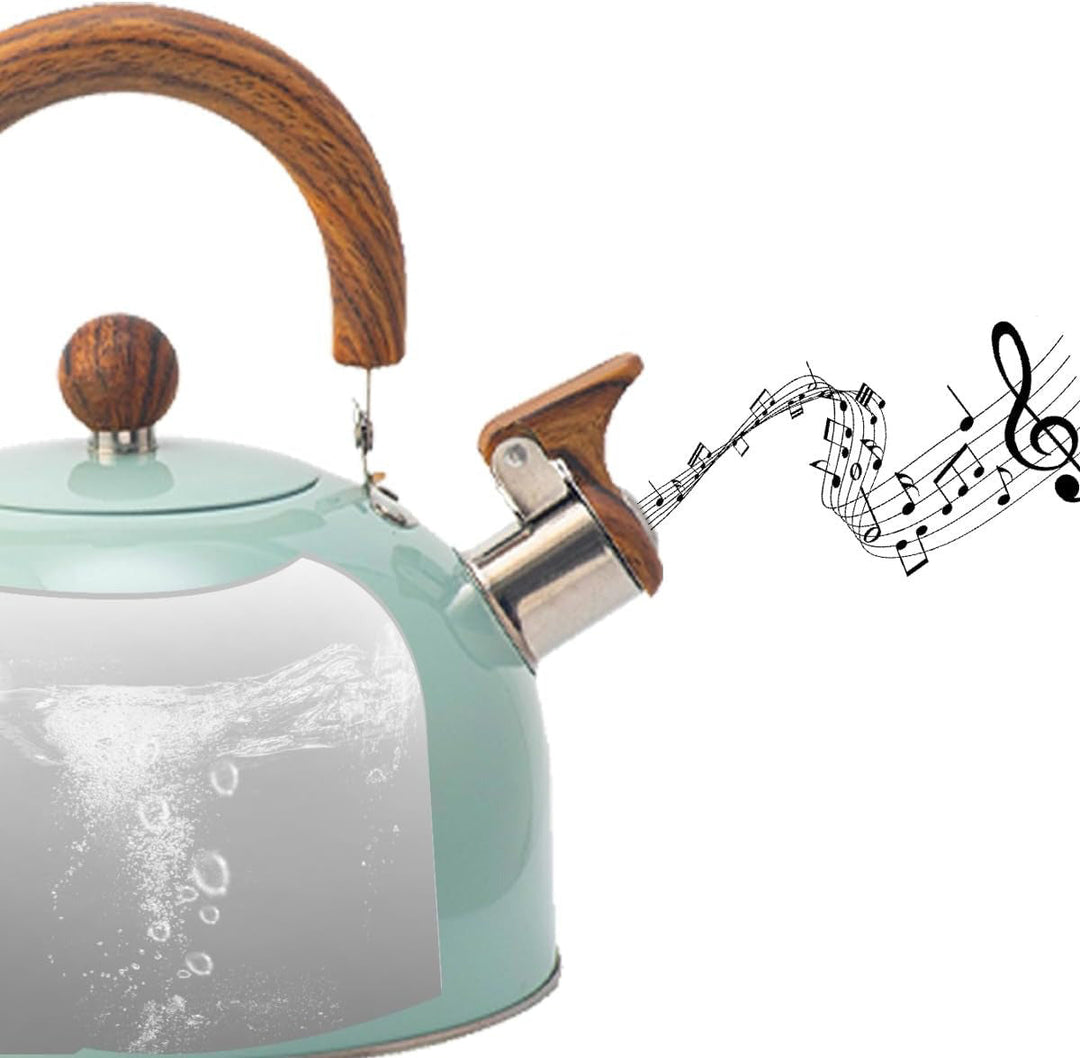 Kalsten | Stainless Steel Whistling Kettle - Elegant and Large Capacity