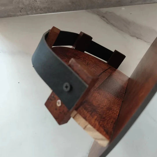 Kalsten | Bourbon Whiskey Barrel Shelf - Rustic Bar Accessories