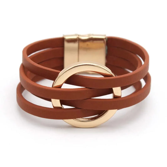 Frendorf | Multi-layered O-leather wrap bracelet