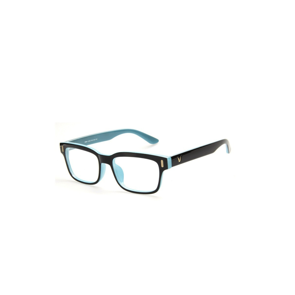 Blue light filter glasses square for screen work | Kalsten