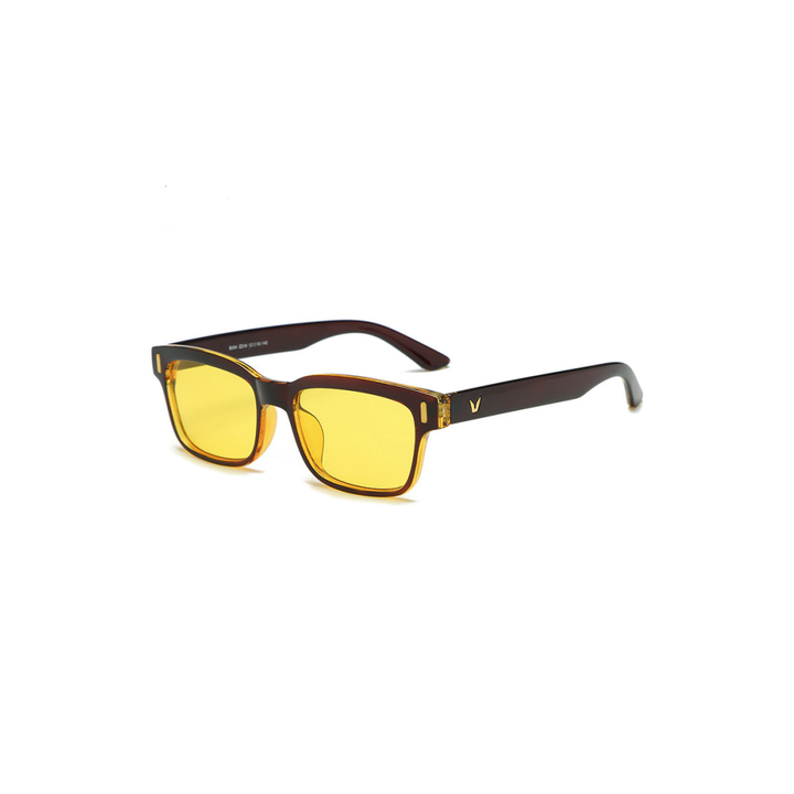 Blue light filter glasses square for screen work | Kalsten