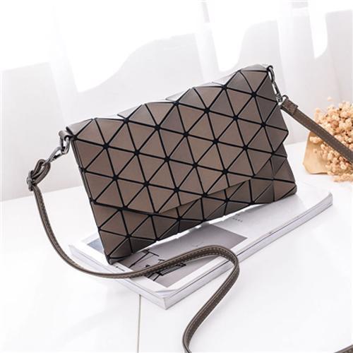 Abstract Geometric Matte Shoulder Bag | Kalsten