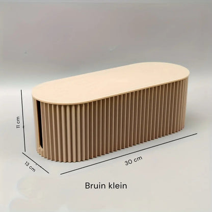 Skanto | Ordoca Cable Box Desk Organizer | Cable Management & Storage | White | 30x11x13 cm