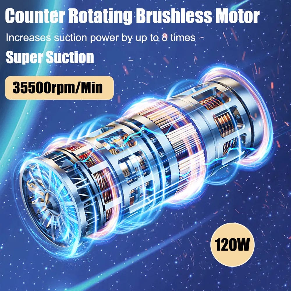Kalsten | Car Vacuum Cleaner - Powerful and Compact Car Vac for Quick Cleaning