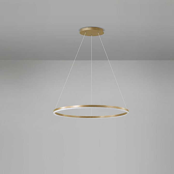 Circle LED Modern Chandelier Pendant Light Hanging Lamp Island Lights | Kalsten