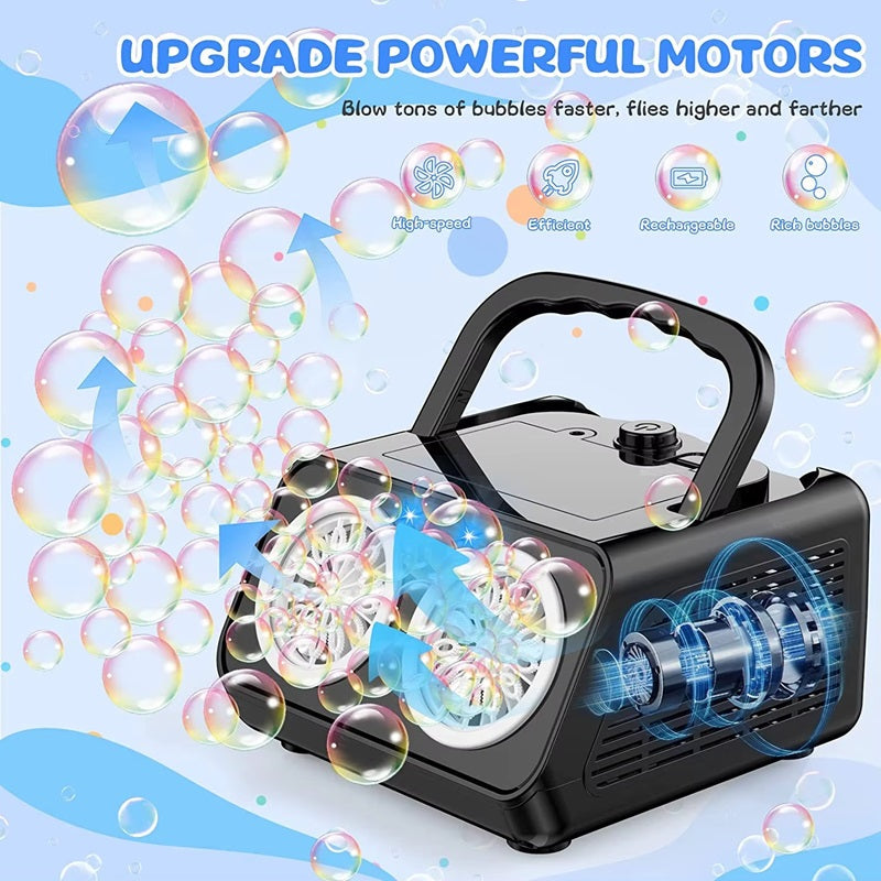 Kalsten | Electric Bubble Machine with 20,000+ Bubbles Per Minute