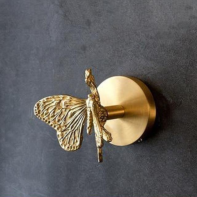 Golden Brass Wall Hooks – Handmade Animal Designs for Stylish Wall Decoration | Kalsten