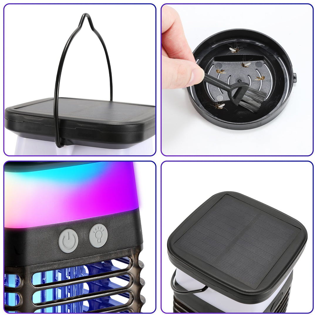 Solar Mosquito Repellent Lamp UV Light Mosquito Lamp RGB | Kalsten