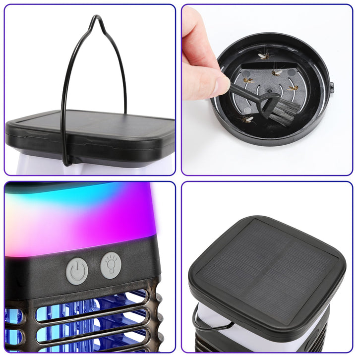 Solar Mosquito Repellent Lamp UV Light Mosquito Lamp RGB | Kalsten