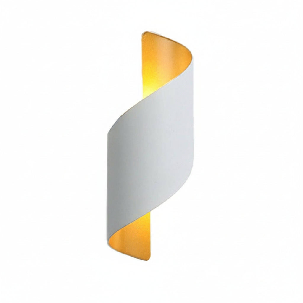 Spiral LED Wall Sconce – Waterproof Aluminum Two-Way Light 10W (Indoor/Outdoor) | Kalsten