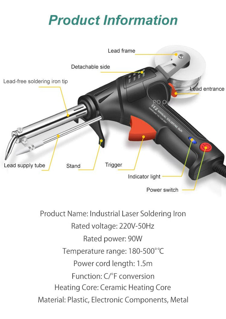 Kalsten | Electric Welding Tool | Rapid 20s Heat-Up | 2-in-1 Welding & Cutting | Ergonomic Handle