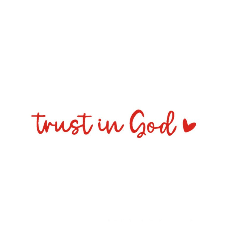 Kalsten | “Trust in God” Rear-View Mirror Decal