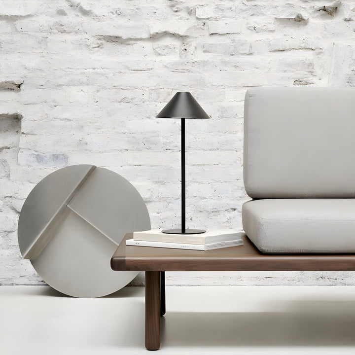 Minimalistic dimmable Touch table lamp - waterproof and rechargeable light Color | Kalsten